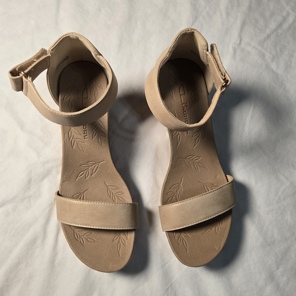 CL by Chinese Laundry Shoes Women's Kaya Wedge Sandal Size 8.5 NWOB - Picture 3 of 10